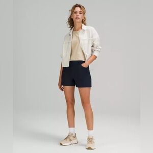 🆕🖤 Lululemon City Sleek 5 Pocket High Rise Short 4” - Black